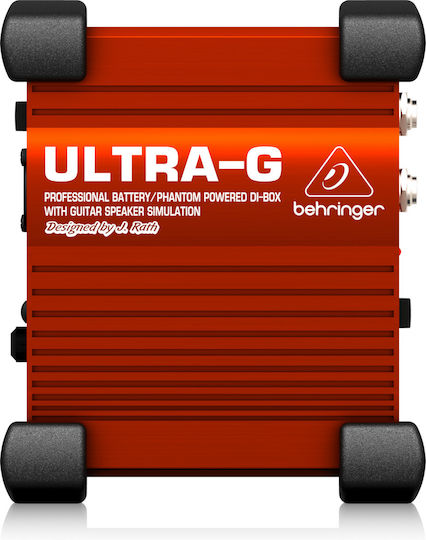 Behringer GI-100 Active 1 Channel DI Box with Phantom Power and Battery