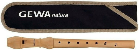 Gewa Soprano Wooden Recorder C-Soprano Recorder Natura Baroque Beige
