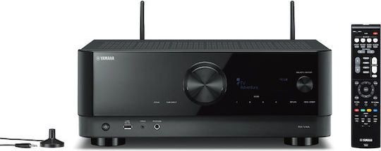 Yamaha RX-V4A Home Cinema Receiver 4K/8K 5.2 Channels 115W/6Ω with HDR Black