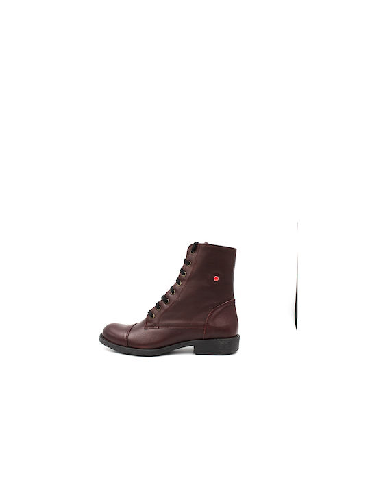 Robinson Leather Women's Ankle Boots Burgundy