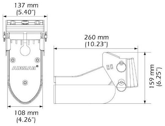 Airmar Xsonic Airmar TM185 Boat Depth Sensor