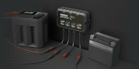 Noco Genius 2x4 Зарядно Устройство И Поддържане На Автомобилни И Мотоциклетни Батерии 6/12V