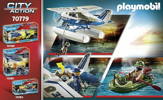 Playmobil Действие на града Police Seaplane за 5-10 години