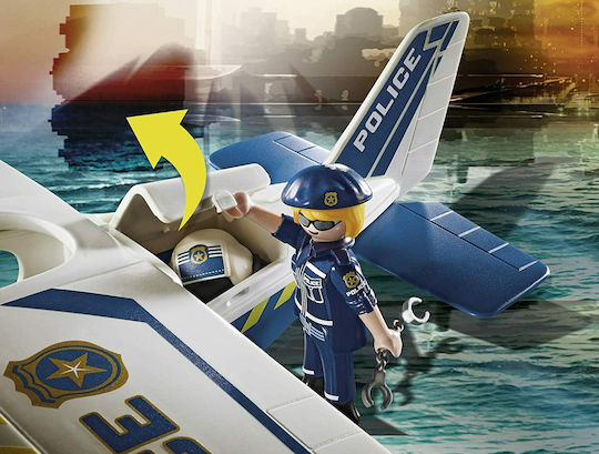 Playmobil Действие на града Police Seaplane за 5-10 години
