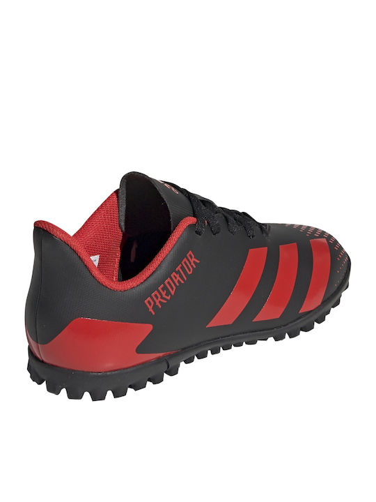 Παιδικά Ποδοσφαιρικά Παπούτσια Predator 20.4 Turf με Σχάρα Core Black / Active Red