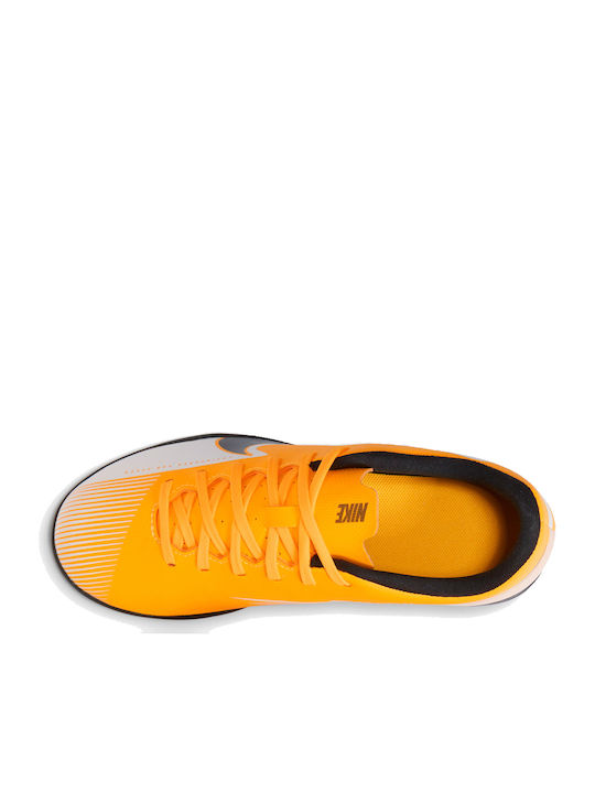 Παιδικά Ποδοσφαιρικά Παπούτσια Vapor 13 Club TF με Σχάρα Πορτοκαλί