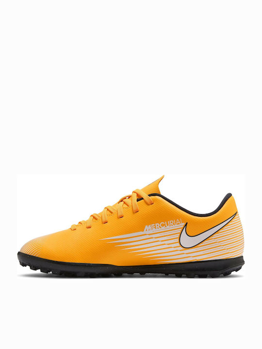 Παιδικά Ποδοσφαιρικά Παπούτσια Vapor 13 Club TF με Σχάρα Πορτοκαλί