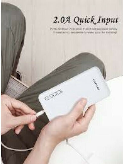 Awei P8K Power Bank 10000mAh mit USB-A Anschluss Weiß
