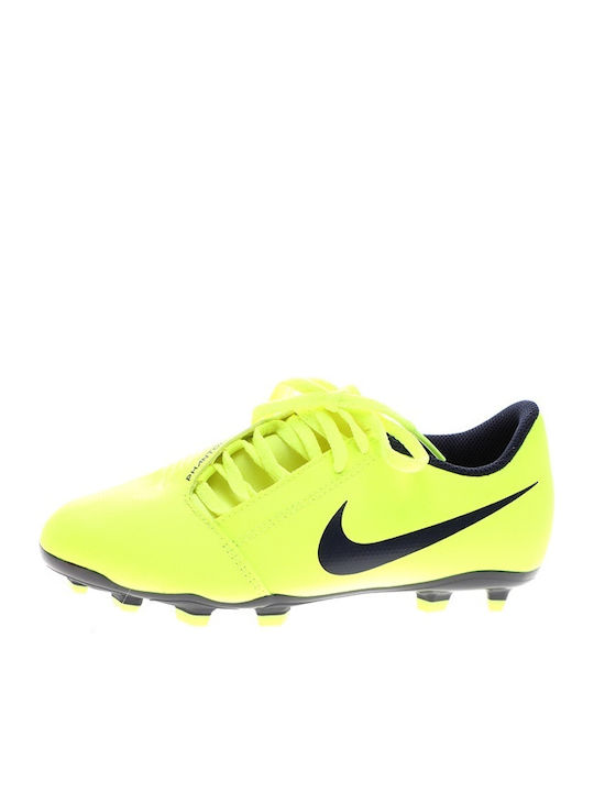 Phantom Venom Club Fg FG Ghete De Fotbal Pentru Copii Cu Crampoane Galbene