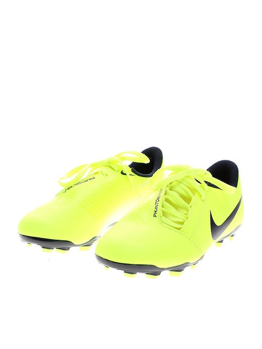 Phantom Venom Club Fg FG Ghete De Fotbal Pentru Copii Cu Crampoane Galbene
