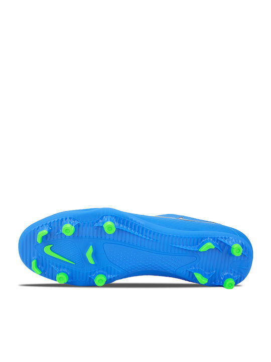 Phantom GT MG Kids Soccer Cleats Molded Outsole Blue