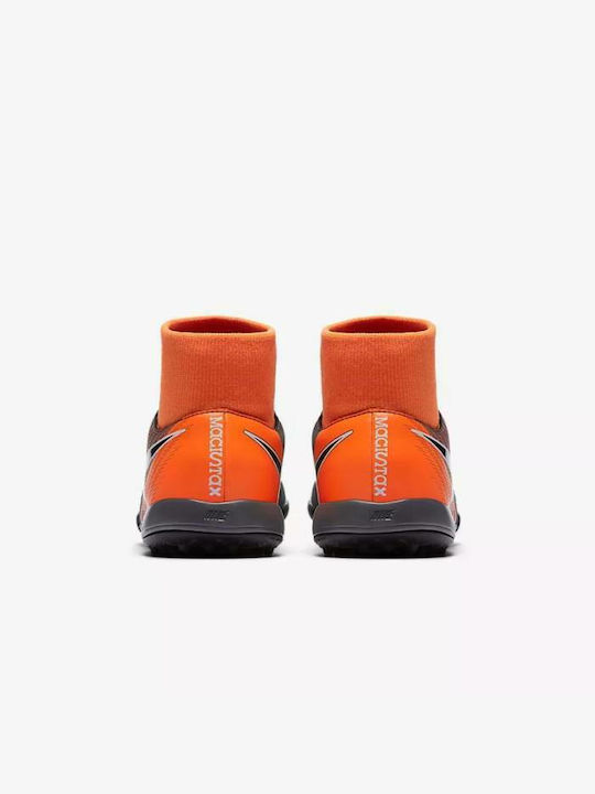 JR Mercurial TF Παιδικά Ποδοσφαιρικά Παπούτσια με Σχάρα Γκρι