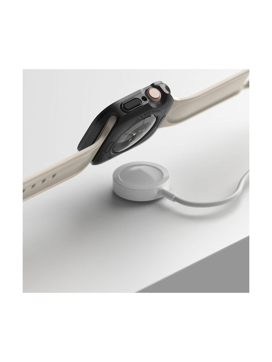 Ringke Air Θήκη Σιλικόνης σε Μαύρο χρώμα για το Apple Watch 41mm