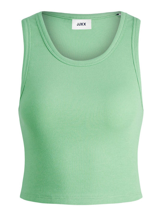 Women's Athletic Crop Top Sleeveless Absinthe Green