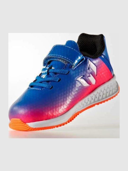Messi Turf "Blue Blast" Kids Turf Soccer Shoes Blue