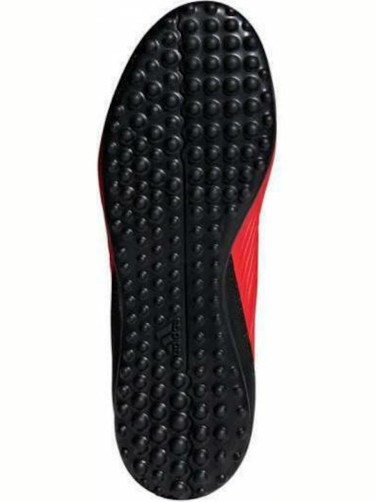 Predator 19.3 TF Kids Turf Soccer Shoes with Sock Active Red / Solar Red / Core Black