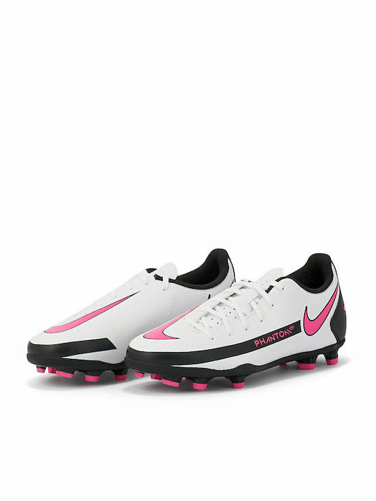 Phantom GT Club FG/MG Kids Soccer Cleats Molded White
