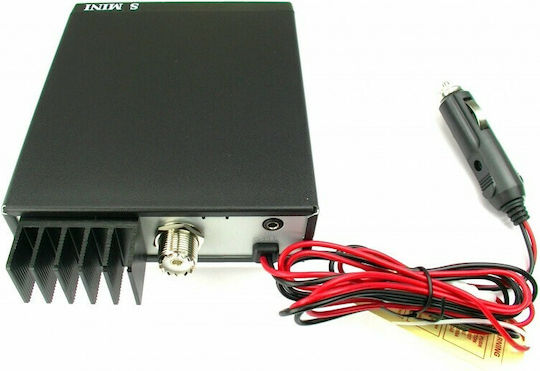 CRT S-Mini V3 CB Автомобилен 4W с Монохромен Екран В Черен Цвят