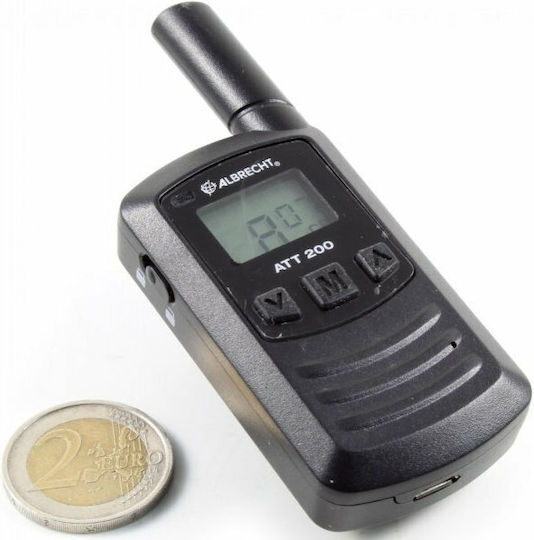 Albrecht ATT200 Mini Ασύρματος Πομποδέκτης PMR με Μονόχρωμη Οθόνη