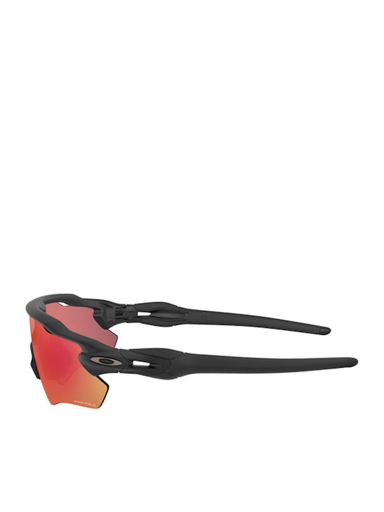 Oakley Radar Ev Path Ανδρικά Γυαλιά Ηλίου με Μαύρο Κοκκάλινο Σκελετό και Κόκκινο Ντεγκραντέ Polarized Καθρέφτη Φακό OO9208-90