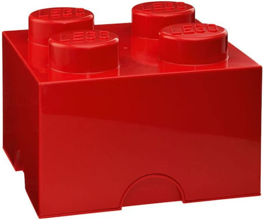 LEGO din Plastic 4-Stud Roșu 25x25x18cm 1buc