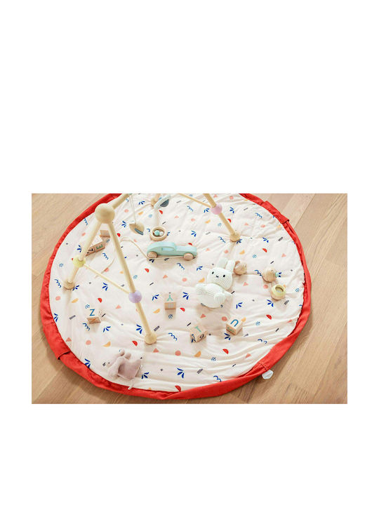 Play&go Saltea de Joacă pentru Copii din Țesătură Icons Bej 120x40cm 1buc