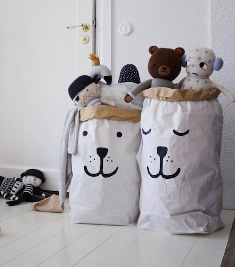Bubbles Lover Children's Laundry Basket
