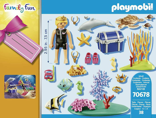 Playmobil Family Fun Treasure Diver for 4-10 years old