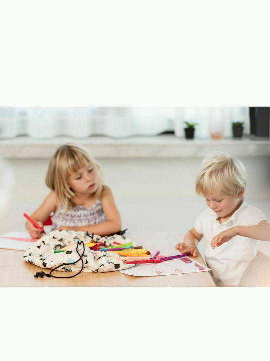Play&go Kinder Spielmatte aus Stoff Supergirl Weiß 40cm 1Stück