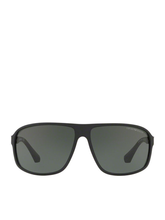 Emporio Armani Men's Sunglasses with Black Plastic Frame and Black Lens EA4029 504271