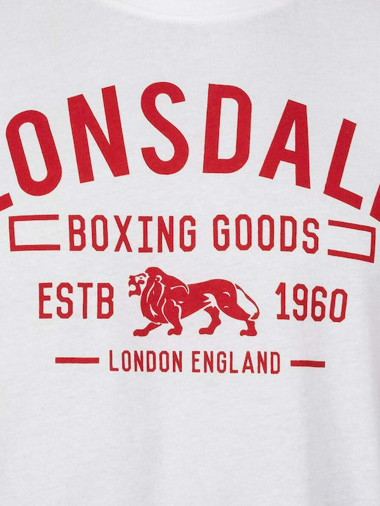 Lonsdale Papigoe Tricou Alb