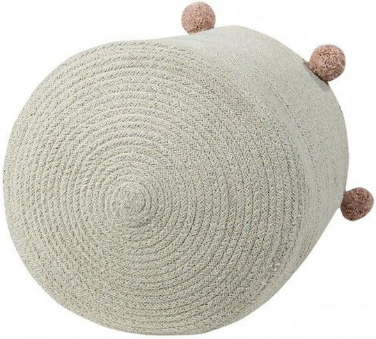 Lorena Canals Children's Storage Basket made of Straw Bubbly Beige 30x30x30cm 1pcs