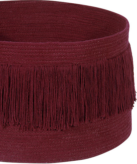 Lorena Canals Детска кошница за съхранение Fringes Червен 45x30x30см 1бр