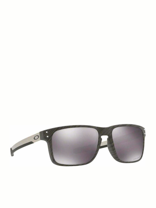 Oakley Holbrook Mix Ανδρικά Γυαλιά Ηλίου με Μαύρο Κοκκάλινο Σκελετό και Ασημί Καθρέφτη Φακό