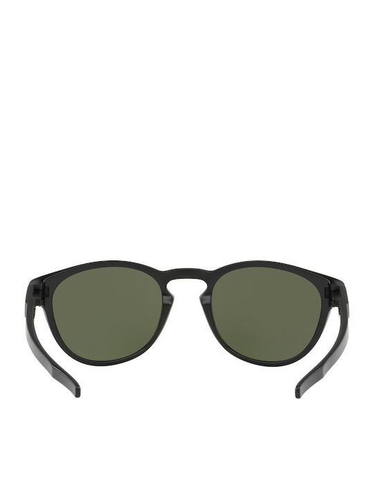 Oakley Latch Men's Sunglasses with Black Plastic Frame and Black Mirror Lens OO9265-27