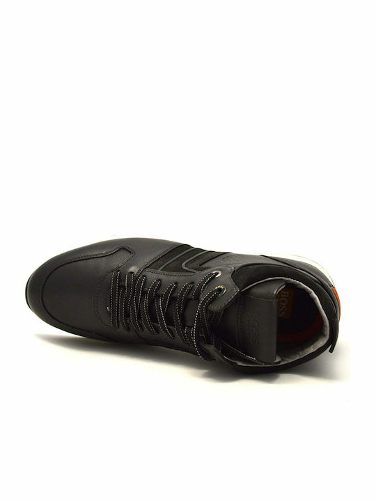 Herren Anatomisch Stiefel Schwarz