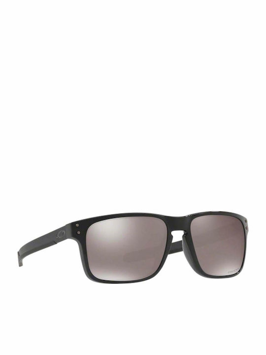 Oakley Holbrook Mix Bărbătești Ochelari de soare cu Negru Cadru și Negru Polarized Oglindă Lentilă