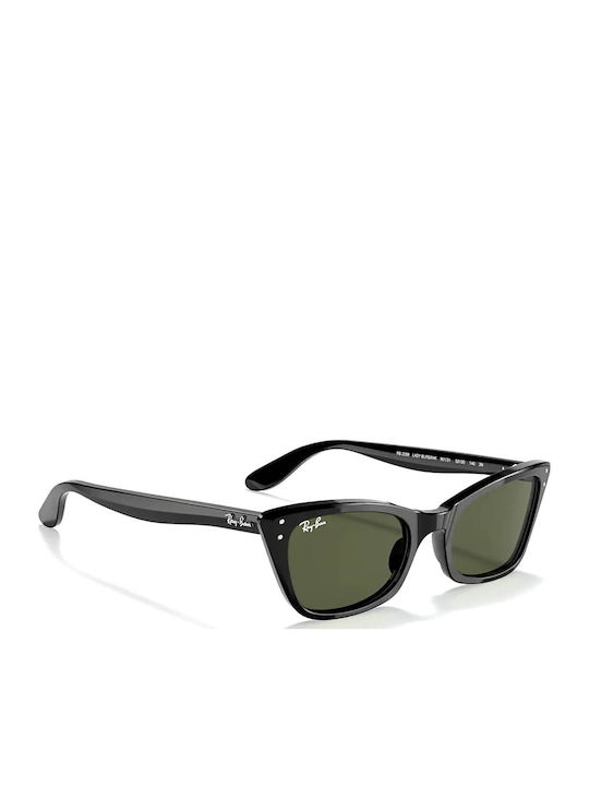 Ray Ban Lady Burbank Γυναικεία Γυαλιά Ηλίου με Μαύρο Κοκκάλινο Σκελετό και Πράσινο Φακό RB2299 901/31