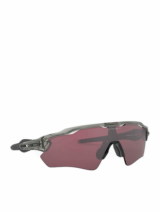 Oakley Radar Ev Path Herren Sonnenbrille mit Gray Kunststoff Gestell und Rot Linse OO9208-82