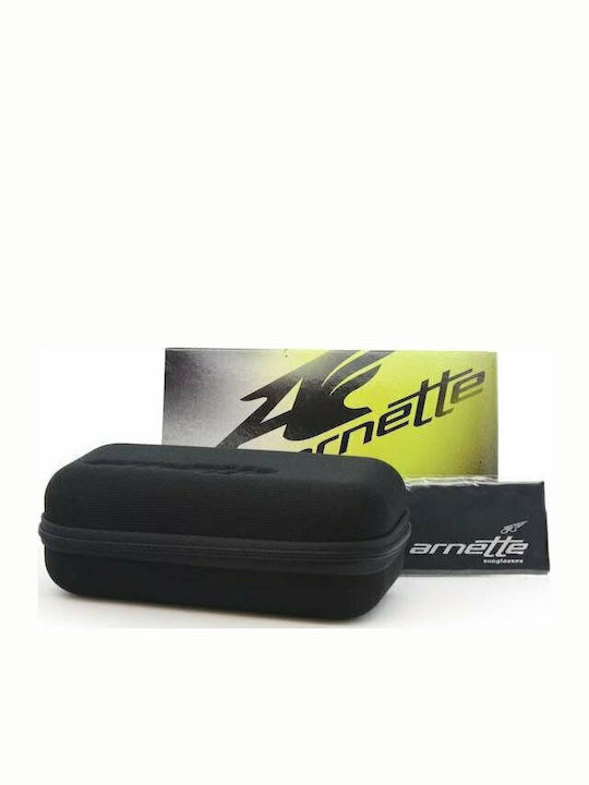 Arnette Fastball Men's Sunglasses with Black Plastic Frame and Black Polarized Lens