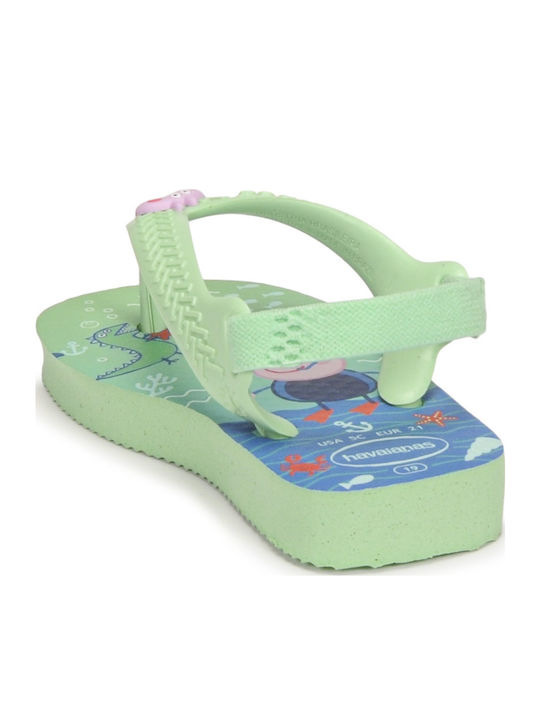 Παιδικές Σαγιονάρες Flip Flops Peppa Pig Πράσινες Peppa Pig