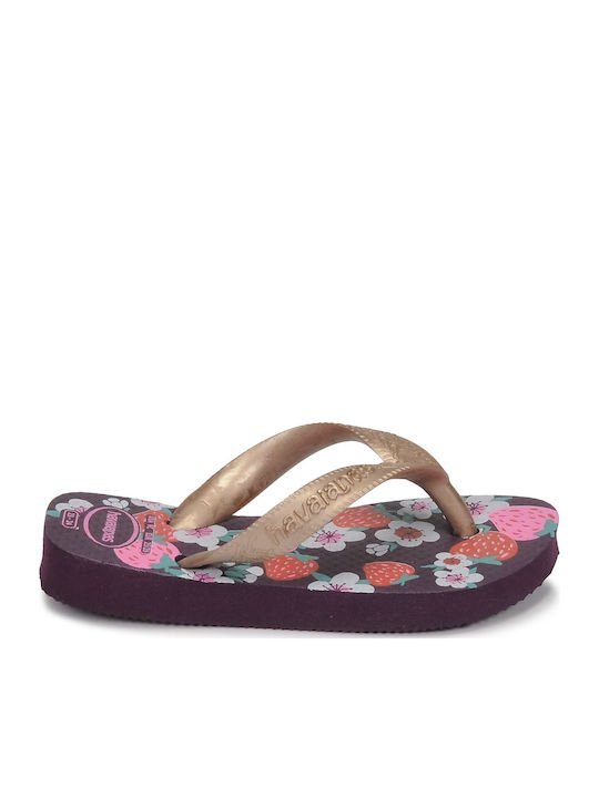 Șlapi pentru copii Flip Flops Violet Flores