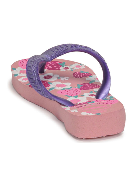 Șlapi pentru copii Flip Flops Violet Flores