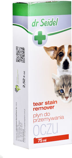 dr Seidel Hunde Reinigungsmittel Flüssig für Reinigung der Augen des Hundes mit Grüner Tee 75ml