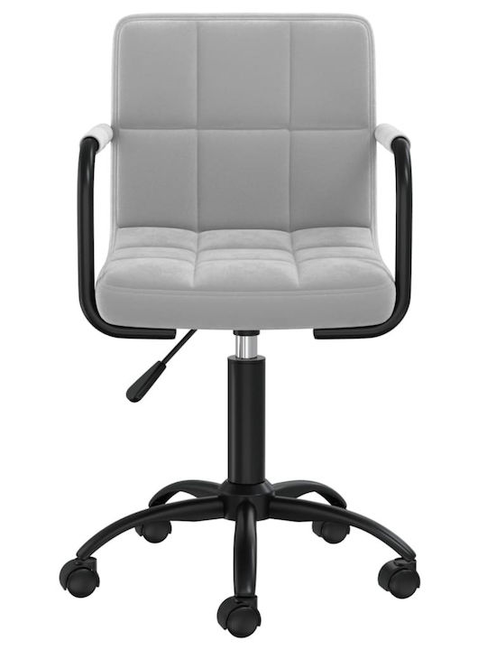 Stuhl mit Armlehnen & Rollen Grey 40x47x87.5cm 2Stück