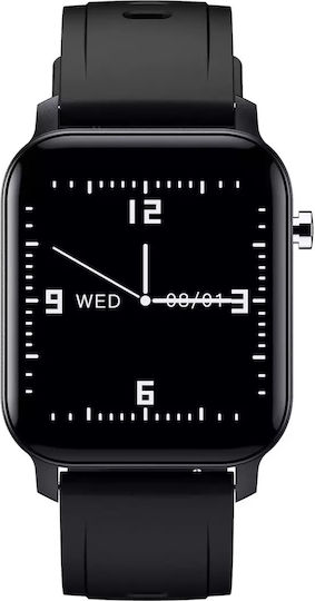 Kospet M2 Aluminium Smartwatch με Παλμογράφο (Μαύρο)