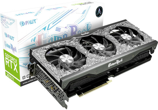 Palit GeForce RTX 3070 Ti 8GB GDDR6X GameRock Placă Grafică