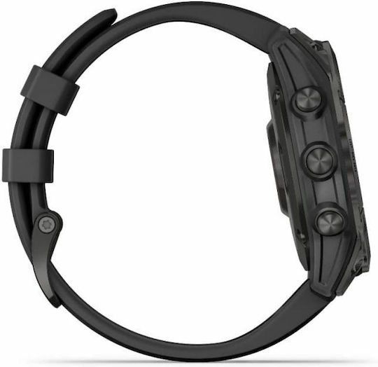 Garmin Epix (Gen 2) Sapphire Titanium 47mm Waterproof Smartwatch with Heart Rate Monitor (Black Titanium)