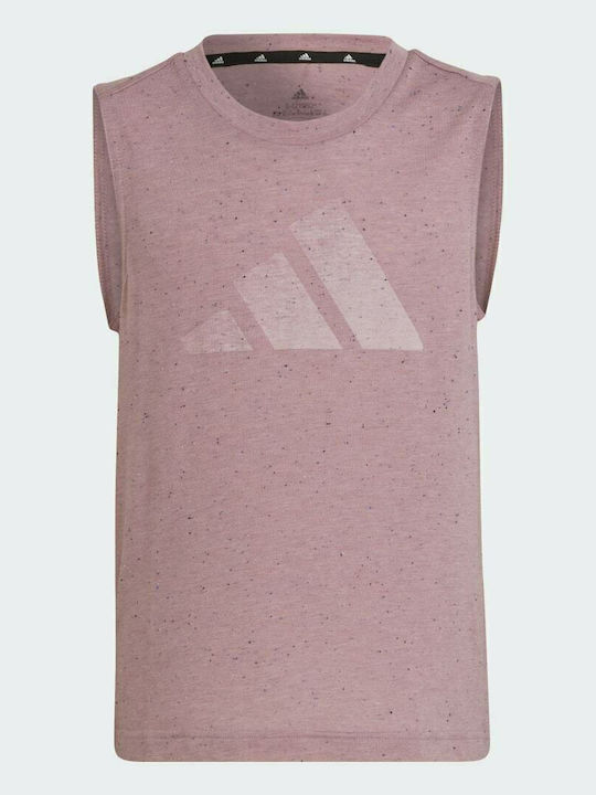 Kids' Shirt Sleeveless Purple Future Icons