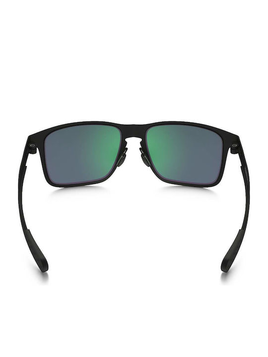 Oakley Holbrook Metal Bărbătești Ochelari de soare cu Negru Cadru și Verde Oglindă Lentilă